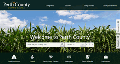 Desktop Screenshot of perthcounty.ca